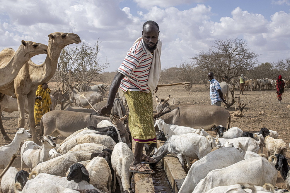 Foto of an african pastor in Kenya.