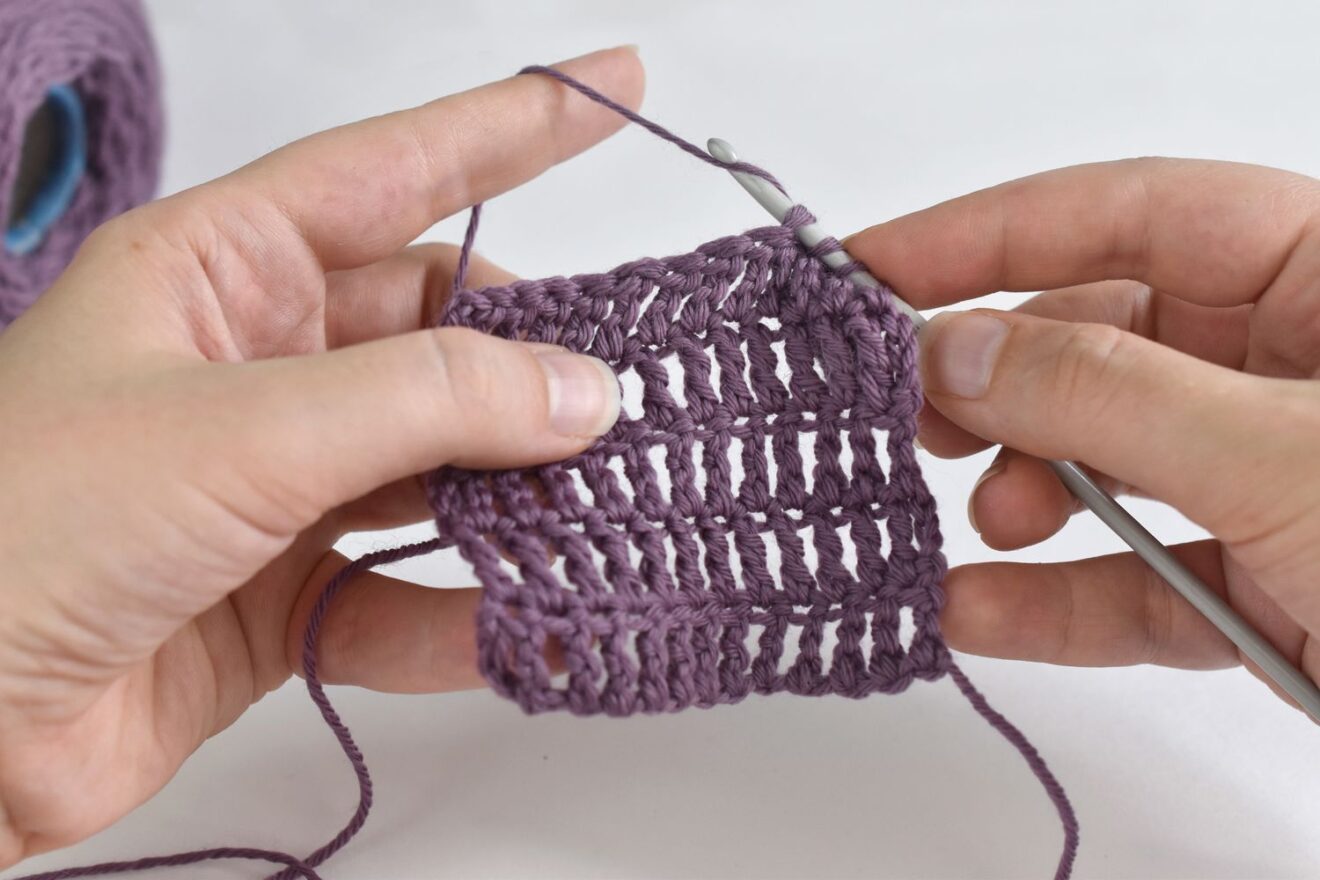 Example of crochet skill.